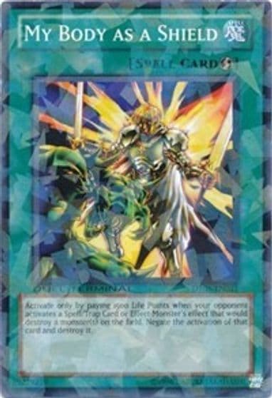 My Body as a Shield Duel Terminal 5 Yu-Gi-Oh! card