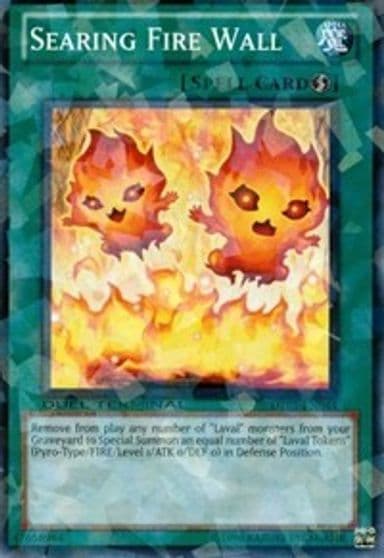 Searing Fire Wall Duel Terminal 5 Yu-Gi-Oh! card