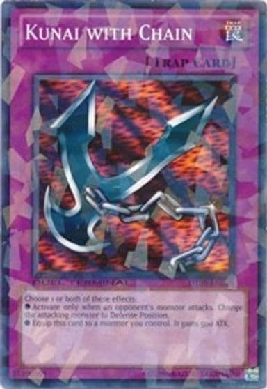 Kunai with Chain Duel Terminal 5 Yu-Gi-Oh! card