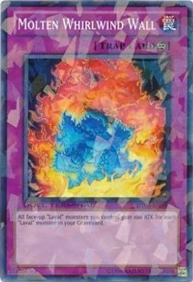 Molten Whirlwind Wall Duel Terminal 5 Yu-Gi-Oh! card