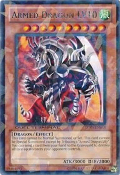 Armed Dragon LV10 Duel Terminal 5 Yu-Gi-Oh! card