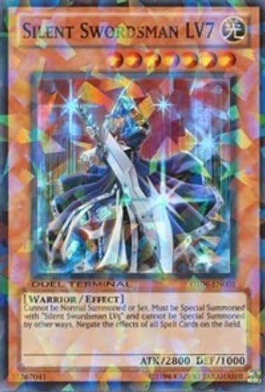 Silent Swordsman LV7 Duel Terminal 6 Yu-Gi-Oh! card