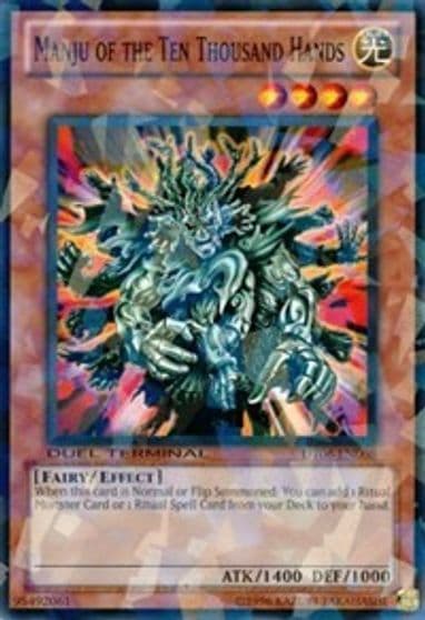 Manju of the Ten Thousand Hands Duel Terminal 6 Yu-Gi-Oh! card