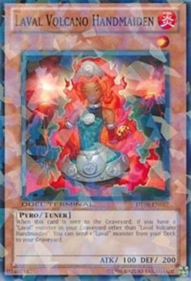 Laval Volcano Handmaiden Duel Terminal 6 Yu-Gi-Oh! card