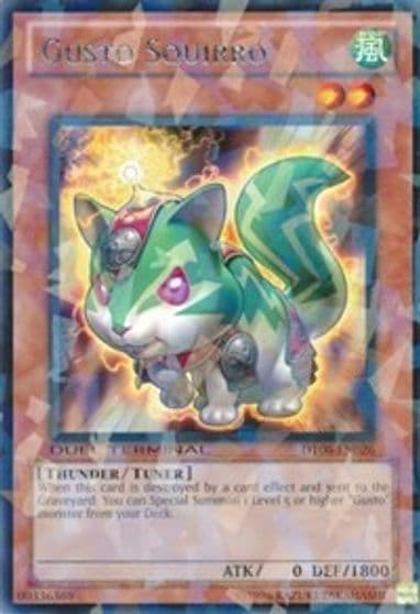 Gusto Squirro Duel Terminal 6 Yu-Gi-Oh! card