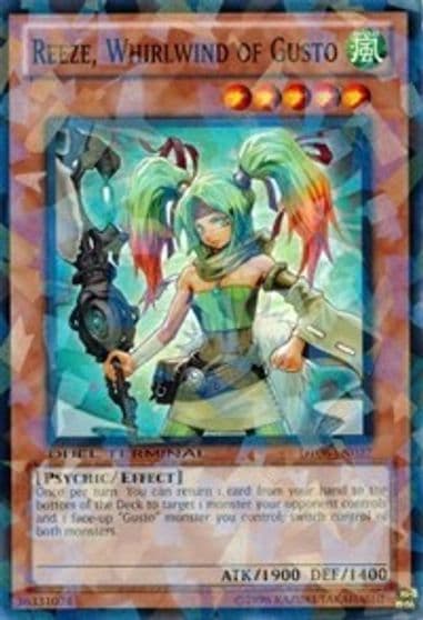 Reeze Whirlwind of Gusto Duel Terminal 6 Yu-Gi-Oh! card