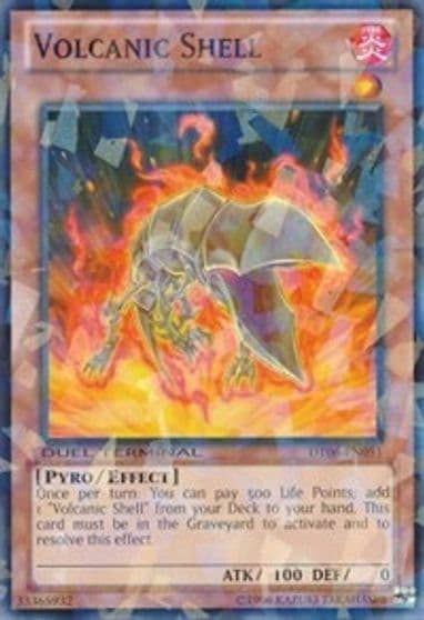 Volcanic Shell Duel Terminal 6 Yu-Gi-Oh! card