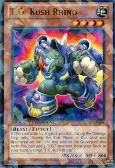 TG Rush Rhino Duel Terminal 6 Yu-Gi-Oh! card