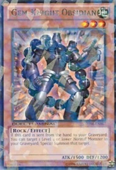 Gem Knight Obsidian Duel Terminal 6 Yu-Gi-Oh! card