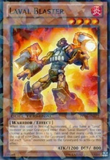 Laval Blaster Duel Terminal 6 Yu-Gi-Oh! card