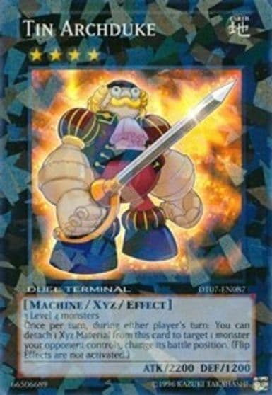 Tin Archduke Duel Terminal 7 Yu-Gi-Oh! card