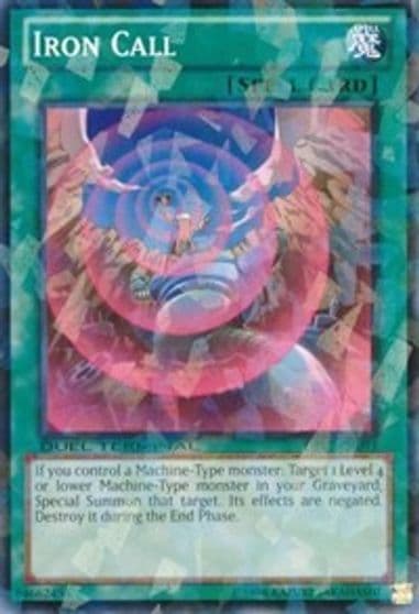 Iron Call Duel Terminal 7 Yu-Gi-Oh! card