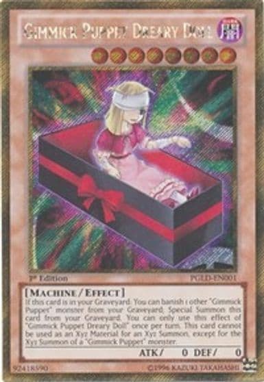 Gimmick Puppet Dreary Doll Premium Gold Yu-Gi-Oh! card