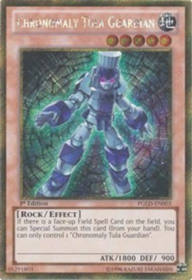 Chronomaly Tula Guardian Premium Gold Yu-Gi-Oh! card