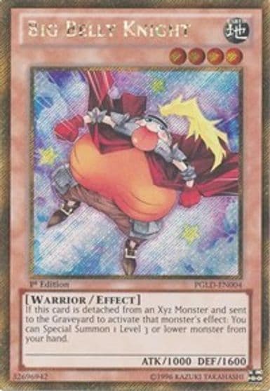 Big Belly Knight Premium Gold Yu-Gi-Oh! card