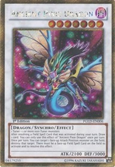 Ancient Pixie Dragon Premium Gold Yu-Gi-Oh! card