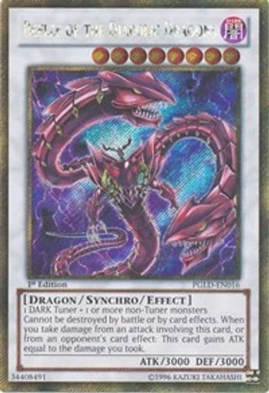 Beelze of the Diabolic Dragons Premium Gold Yu-Gi-Oh! card
