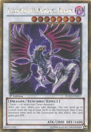 Blackfeather Darkrage Dragon Premium Gold Yu-Gi-Oh! card