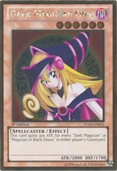 Dark Magician Girl Premium Gold Yu-Gi-Oh! card