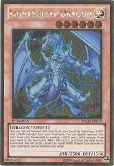 Lightpulsar Dragon Premium Gold Yu-Gi-Oh! card