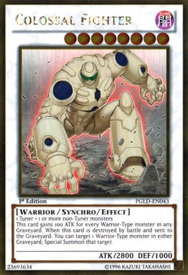 Colossal Fighter Premium Gold Yu-Gi-Oh! card