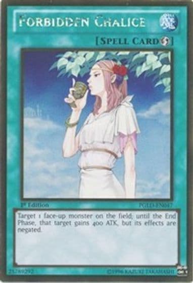 Forbidden Chalice Premium Gold Yu-Gi-Oh! card