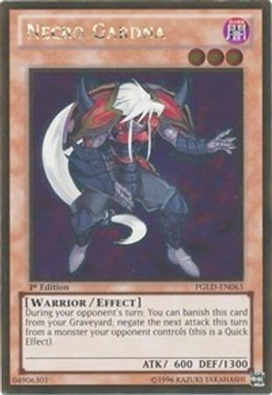 Necro Gardna Premium Gold Yu-Gi-Oh! card