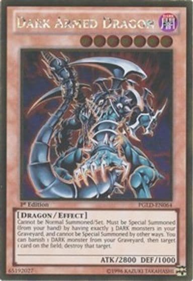 Dark Armed Dragon Premium Gold Yu-Gi-Oh! card