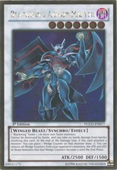 Blackwing Armor Master Premium Gold Yu-Gi-Oh! card