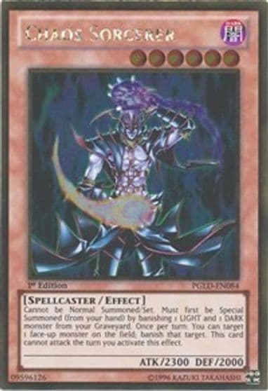 Chaos Sorcerer Premium Gold Yu-Gi-Oh! card