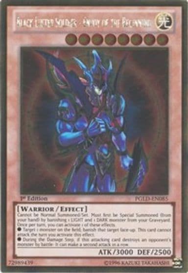 Black Luster Soldier Envoy of the Beginning Premium Gold Yu-Gi-Oh! card