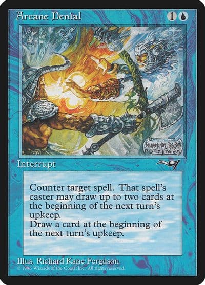 Arcane Denial Axe Alliances Magic card