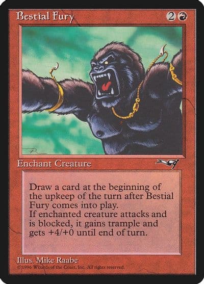 Bestial Fury Facing Left Alliances Magic card