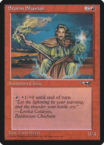 Storm Shaman Male Alliances Magic card