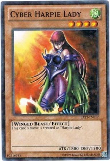 Cyber Harpie Lady Starfoil Battle Pack Tournament Prize Cards Yu-Gi-Oh! card