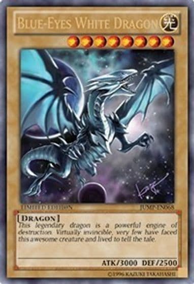 Blue Eyes White Dragon JUMP EN068 Shonen Jump Magazine Promos Yu-Gi-Oh! card