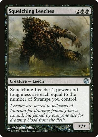 Squelching Leeches Journey Into Nyx Magic card