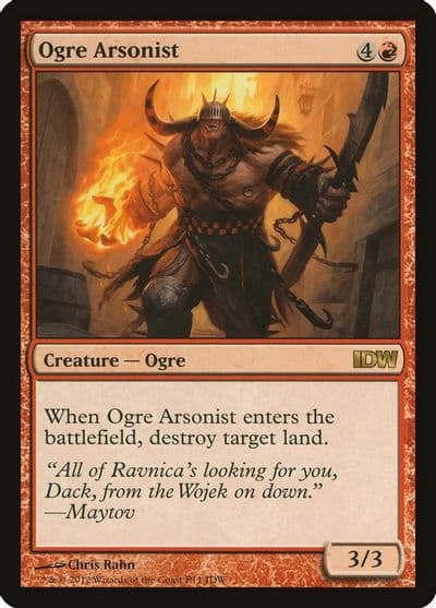 Ogre Arsonist IDW Comics 2013 Media Promos Magic card