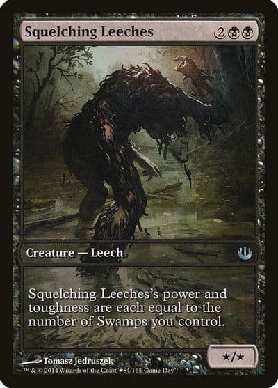 Squelching Leeches Game Day & Store Championship Promos Magic card