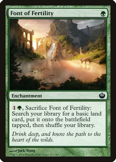 Font of Fertility Journey Into Nyx Magic card
