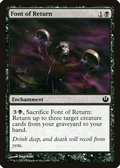 Font of Return Journey Into Nyx Magic card