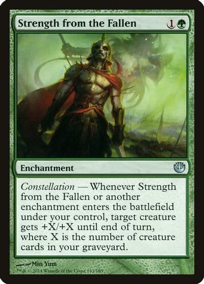 Strength from the Fallen Journey Into Nyx Magic card