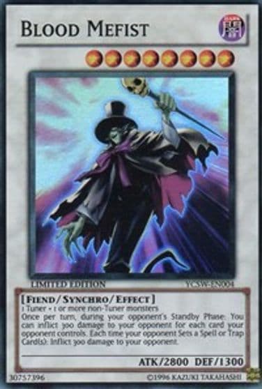 Blood Mefist Yu-Gi-Oh! Championship Series Prize Cards Yu-Gi-Oh! card