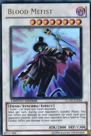 Blood Mefist Ultra Rare Yu-Gi-Oh! Championship Series Prize Cards Yu-Gi-Oh! card
