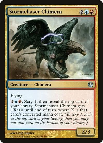 Stormchaser Chimera Journey Into Nyx Magic card