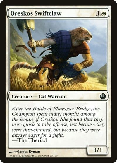 Oreskos Swiftclaw Journey Into Nyx Magic card