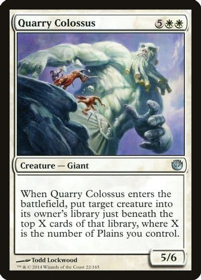 Quarry Colossus Journey Into Nyx Magic card