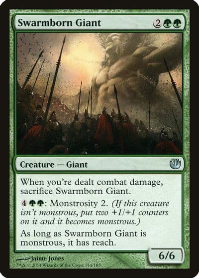 Swarmborn Giant Journey Into Nyx Magic card