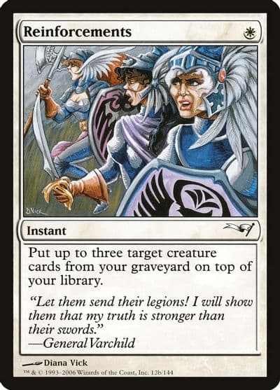 Reinforcements Version 2 Coldsnap Theme Deck Reprints Magic card