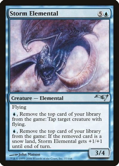 Storm Elemental Coldsnap Theme Deck Reprints Magic card